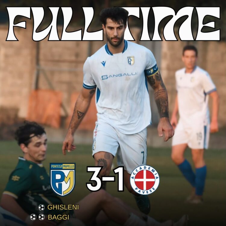 Ponte S.P. Mapello, è Baggi Show: ritrovati i tre punti e vetta ad una lunghezza