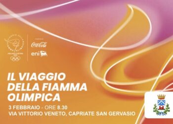 Capriate e Crespi nella storia: il 3 febbraio arriva la Fiamma Olimpica