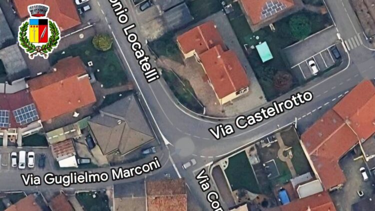 Bottanuco, via libera alla sicurezza: 60mila euro per l’incrocio tra via Castelrotto e Marconi