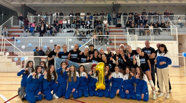New Volley da record: le “Azzurre Volanti” conquistano la Prima Divisione