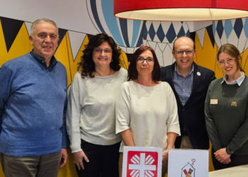 Solidarietà ad Ambivere: McDonald’s e Caritas insieme per donare 60 pasti al mese